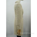 vestito da donna in tessuto a maniche lunghe